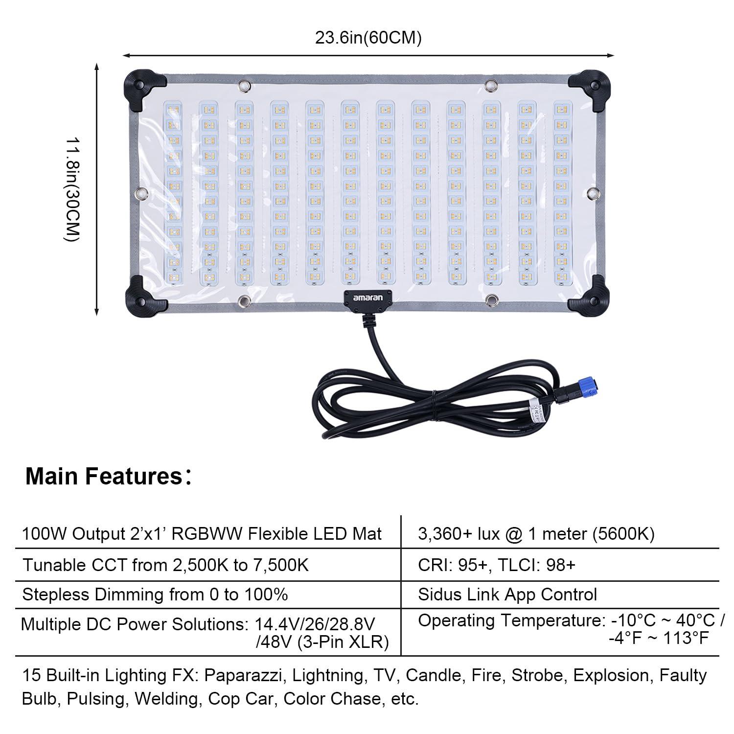 Aputure amaran F21c 2x1 RGBWW LED Mat (V-Mount)