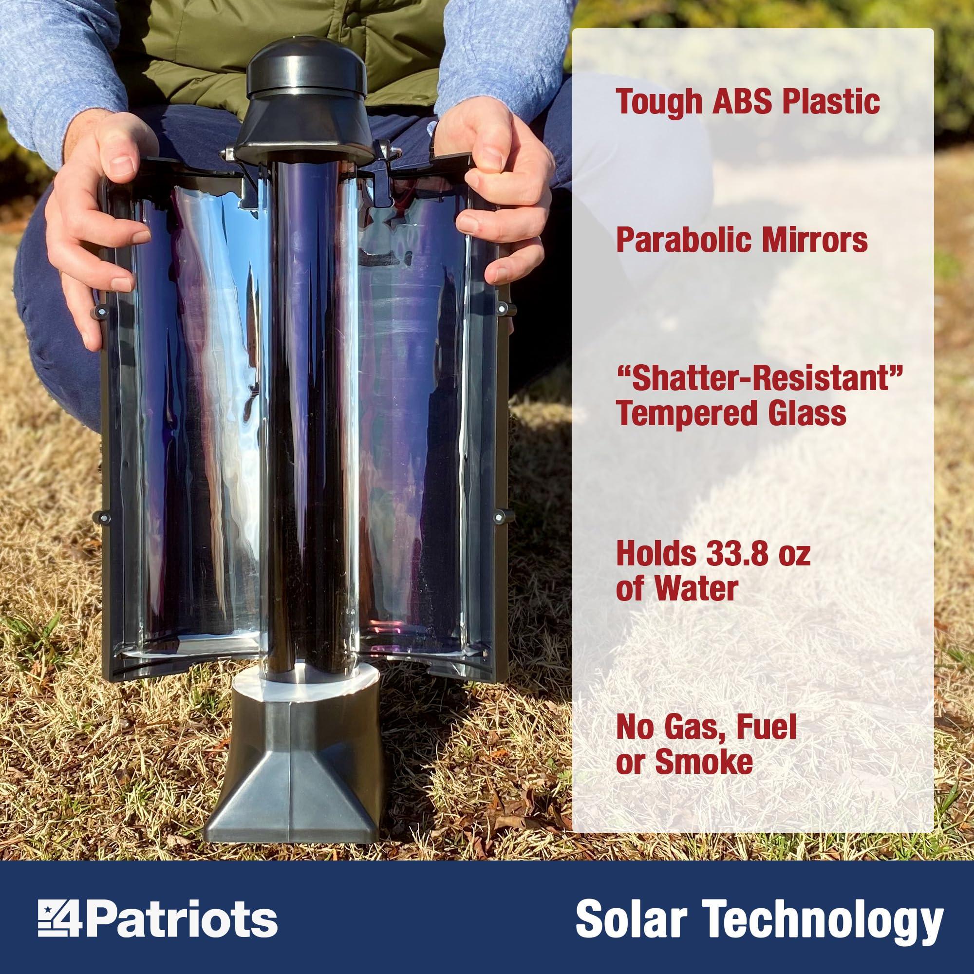 4Patriots 4Patriots Sun Kettle XL: Portable Solar Water Heater For Hunting & Emergencies - 33.8 oz Capacity
