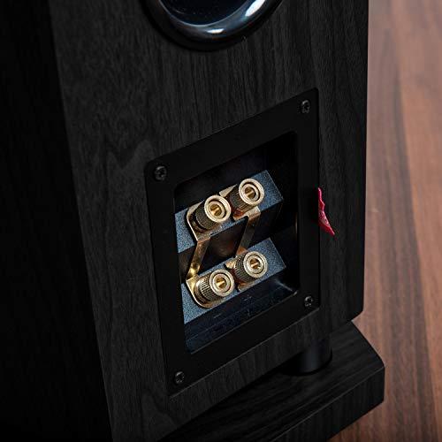 Fluance Fluance Reference High Performance 3-Way Floorstanding Loudspeakers with Down-Firing 8" Subwoofers for 2-Channel Stereo Listening or Home Theater System - Black Ash/Pair (XL8F)