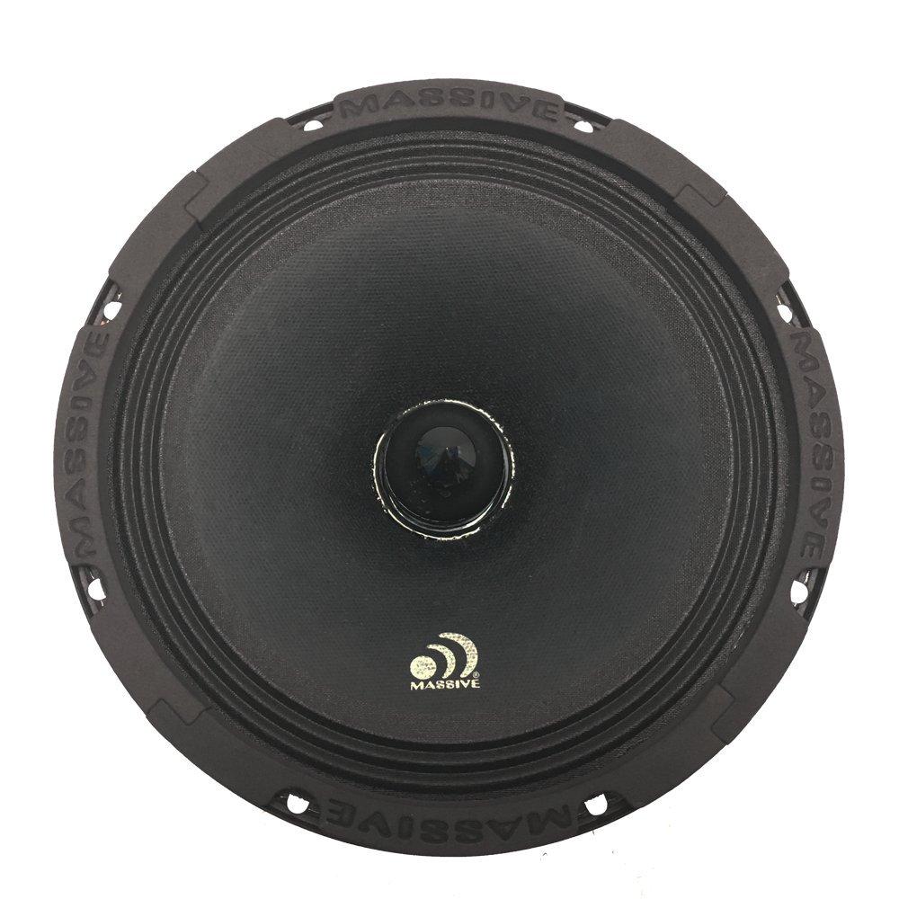 Massive Audio Massive Audio M8 – 8 Inch 280 Watts, 8 Ohm Pro Audio Midrange Speaker for Cars, Stage and DJ Applications. Sold Individually