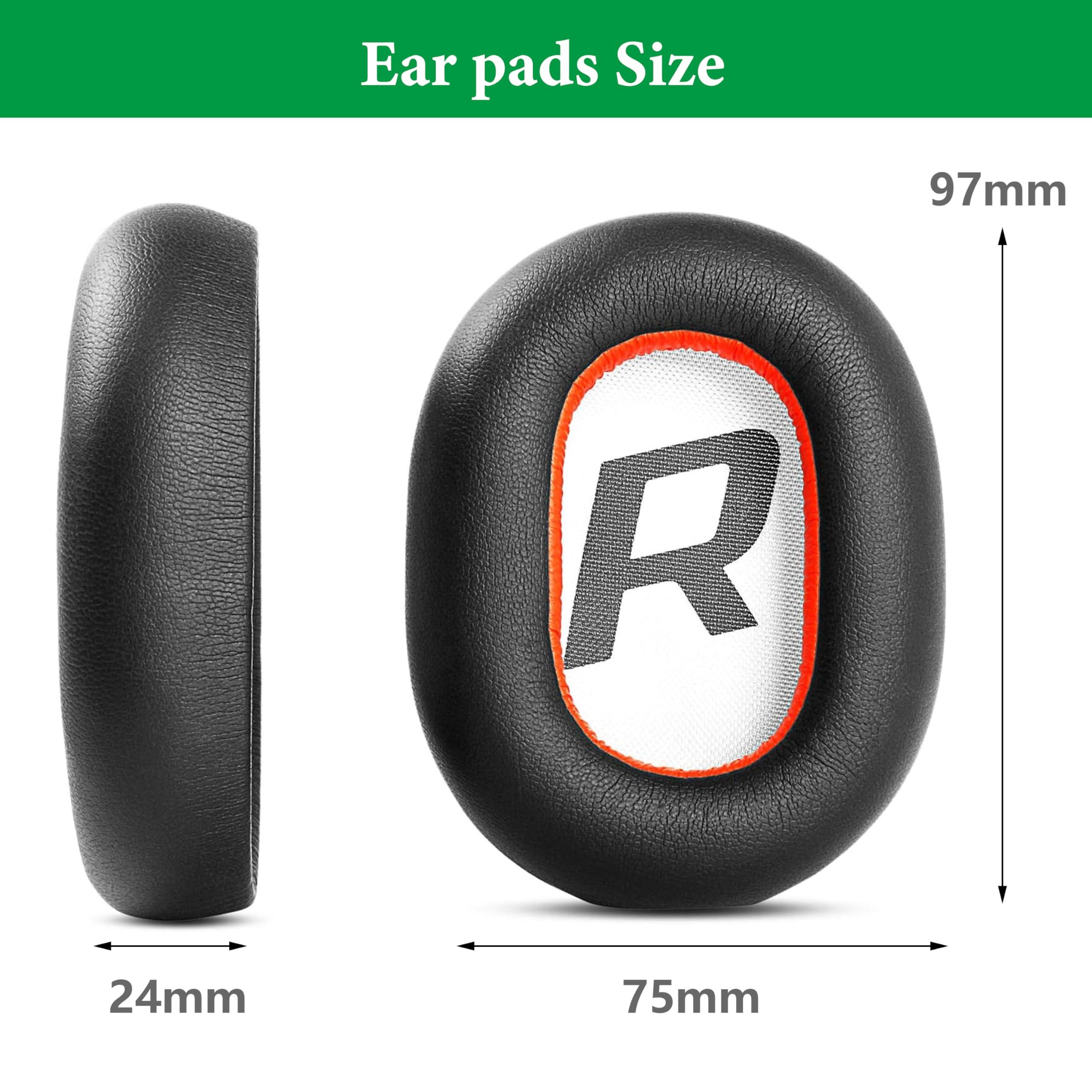 ACCOUTA Professional Replacement Earpads Cushions Compatible with Plantronics Voyager 8200 UC/Backbeat Pro2 Stereo Bluetooth Headphones Ear Pads with Softer Protein Leather/Memory Foam