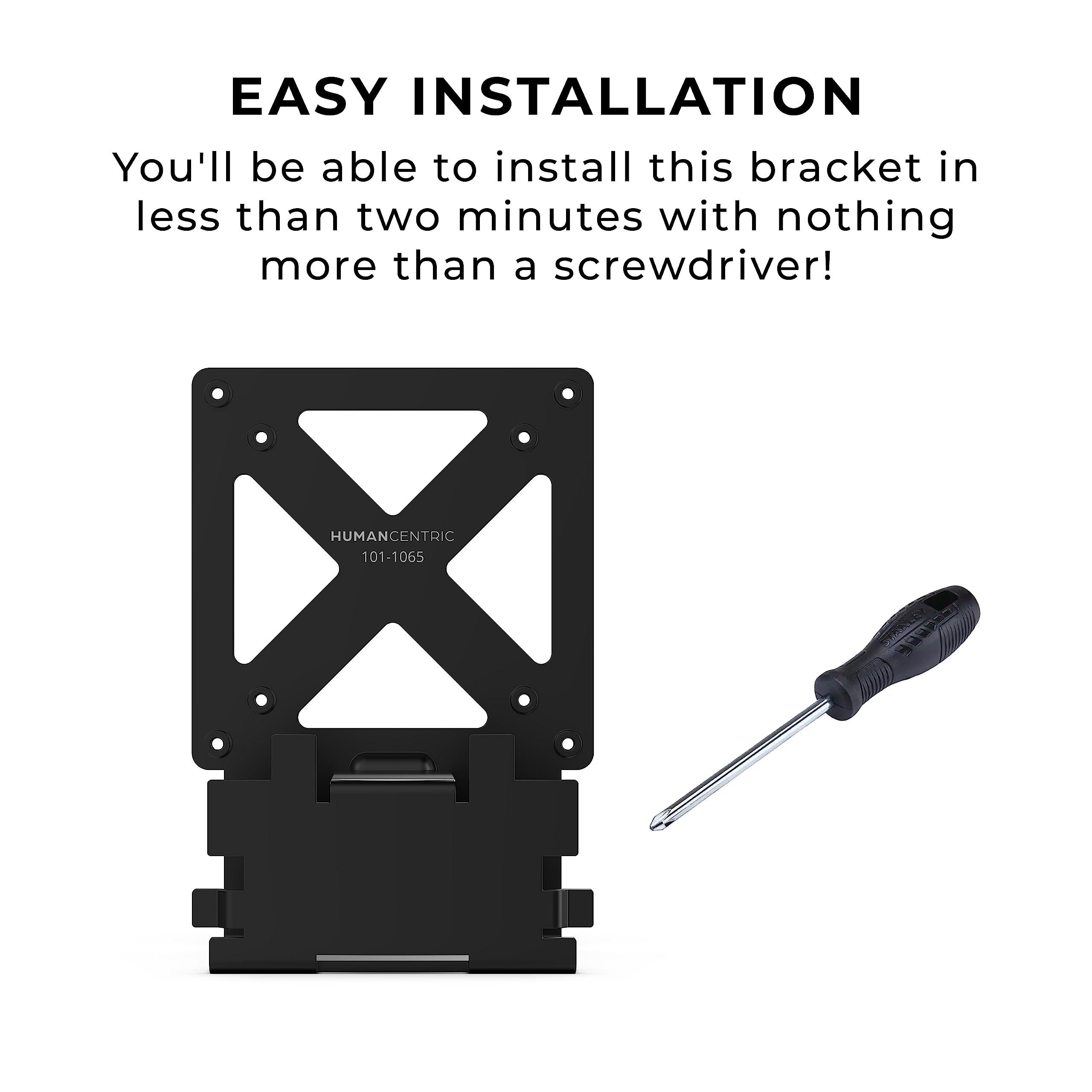 HumanCentric HumanCentric VESA Mount Adapter for Samsung Curved Monitor Mount T55 Series 27 and 32 Monitors, VESA Adapter Bracket Mounts Monitor to VESA Stand, Arm, Desk Mount with 75x75 or 100x100 mm Plate