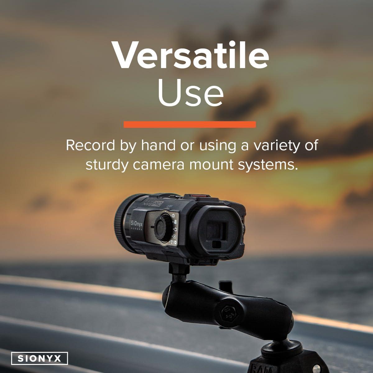 SiOnyx SIONYX Aurora PRO I Full Color Digital Night Vision Camera with Hard Case I Ultra Low-Light IR Night Vision Monocular I GPS, Compass, Water Resistant