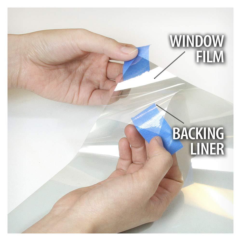 Buydecorativefilm BDF S8MC Window Film Security and Safety 8 Mil Clear - 12in X 14ft
