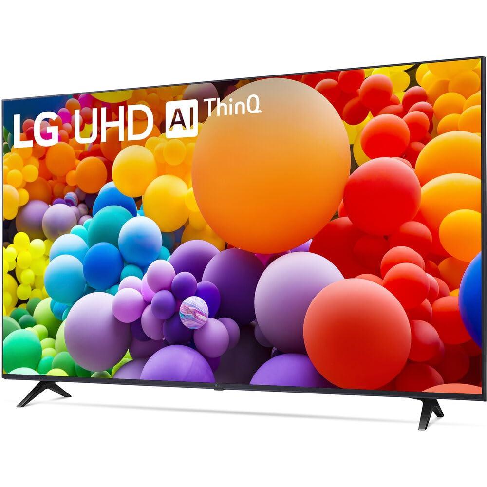 LG LG 65UT7570PUB 65-Inch UT75 Series LED Smart TV 4K (2024) Bundle with Deco Gear 2X 4K HDMI 2.0 Cable w/Copper Conductors & CPS Exclusive 26 Month Protection Pack (BEACH-CPS-261000)