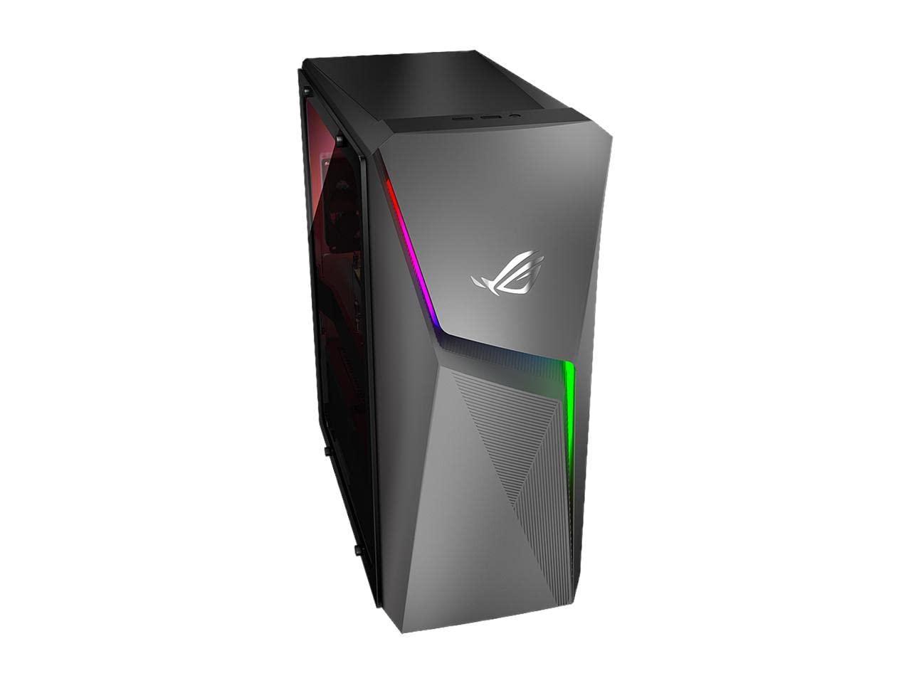 ASUS ASUS ROG Strix G10DK Gaming Desktop PC, AMD Ryzen 7 3700X, GeForce GTX 1660 Ti, 16GB DDR4 RAM, 512GB PCIe SSD, Wi-Fi 5, Windows 10 Home, G10DK-AB764
