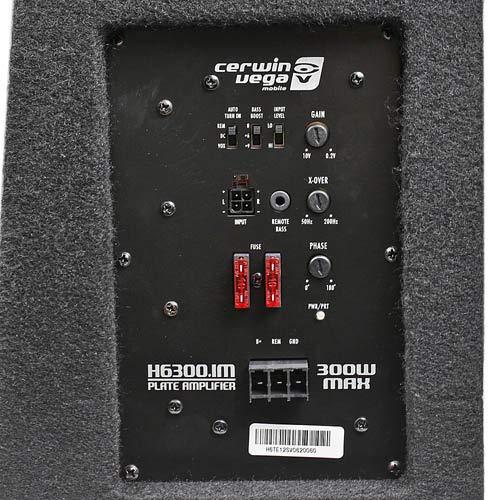 Cerwin-Vega Cerwin Vega HED 12" Powered Slim Enclosure Slot Vented 400W Max