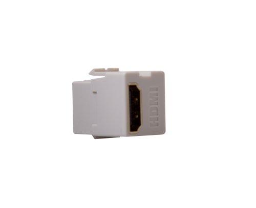 Leviton Leviton 40834-I Feed Through, QuickPort HDMI Connector, Ivory