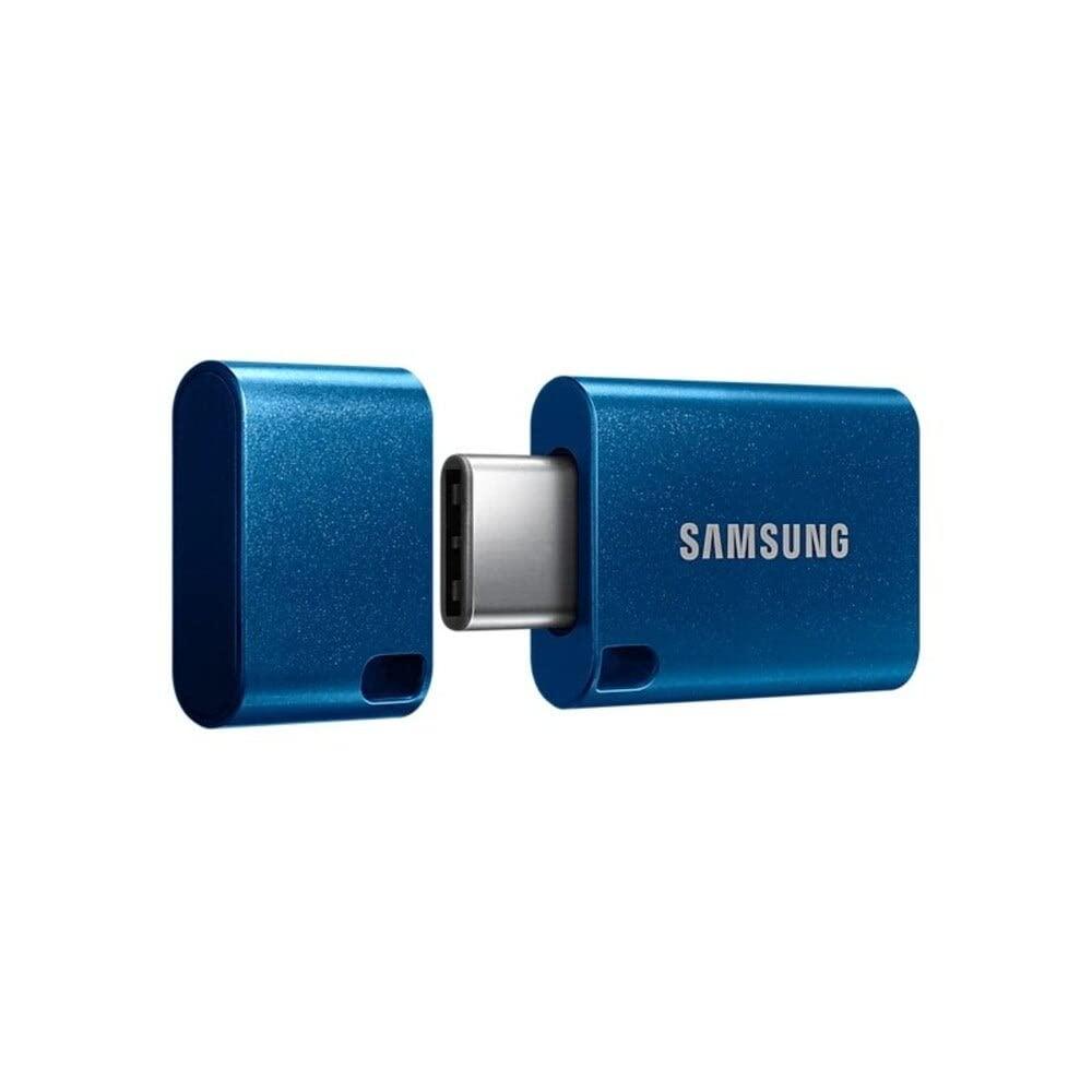 Samsung Samsung USB C Flash Drive 256GB 400MB/s Read 110MB/s Write USB 3.1 Flash Drive for Notebooks, Tablets and Smartphones, Blue, MUF-256DA/APC