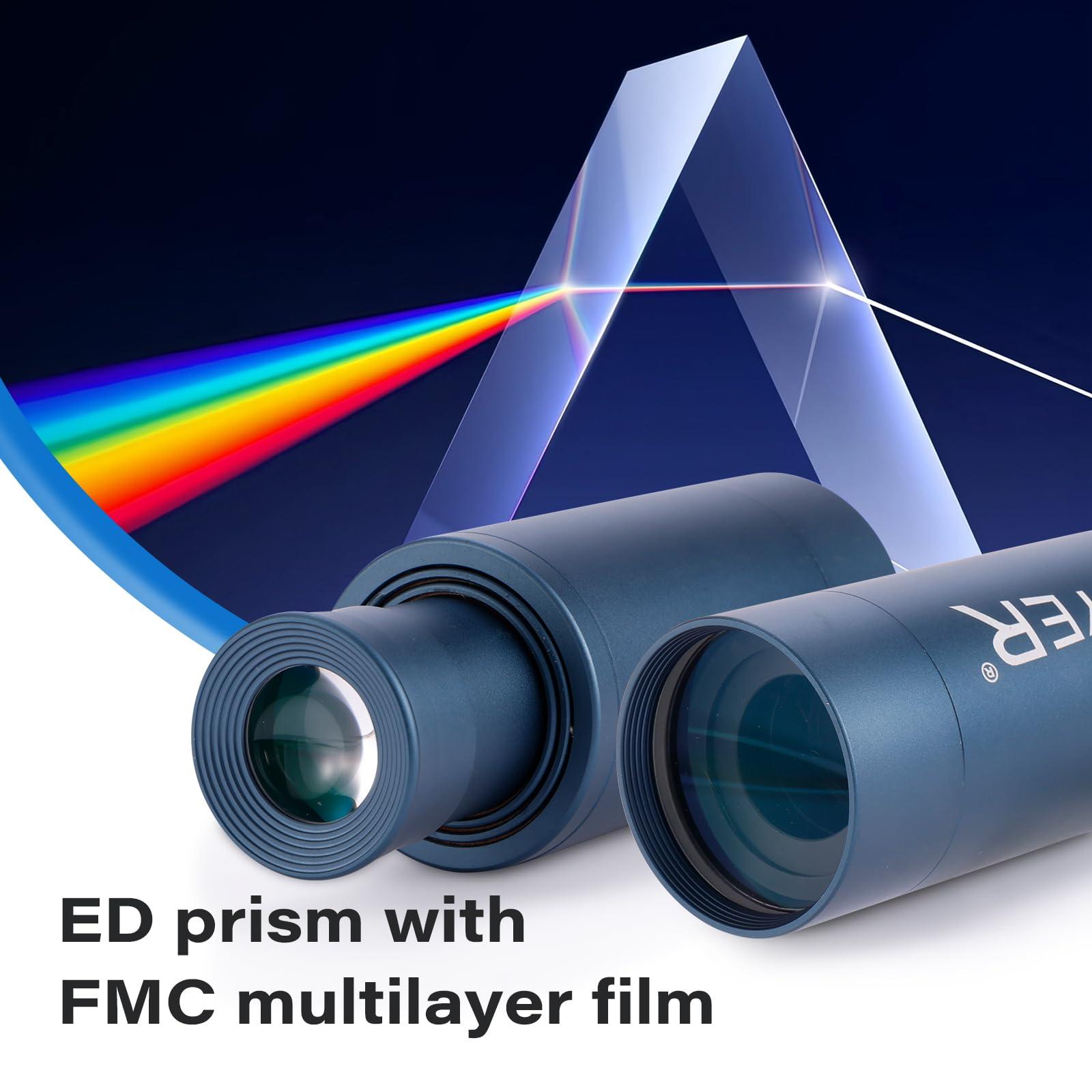 Gskyer 25x50 Monocular Telescope, Monoculars for Adults High Powered: Compact HD Zoom Scope for Men Gifts Cool Gadgets with BAK4 Prism & FMC Lens, Pirate Binoculars for Kids Spotting Hunting Camping