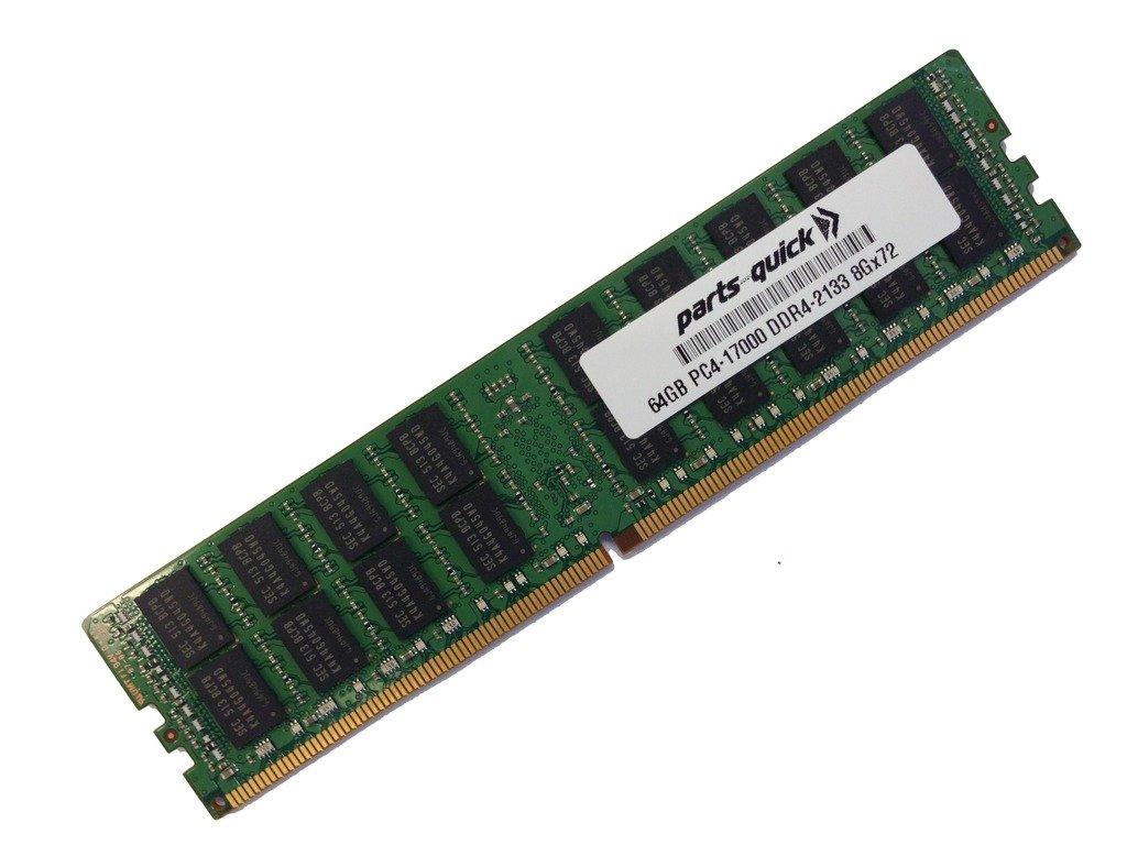 parts-quick 64GB Memory for Tyan Computers Server FT48AB7070 (B7070) DDR4 2133MHz Quad Rank X4 Load Reduced DIMM (PARTS-QUICK Brand)