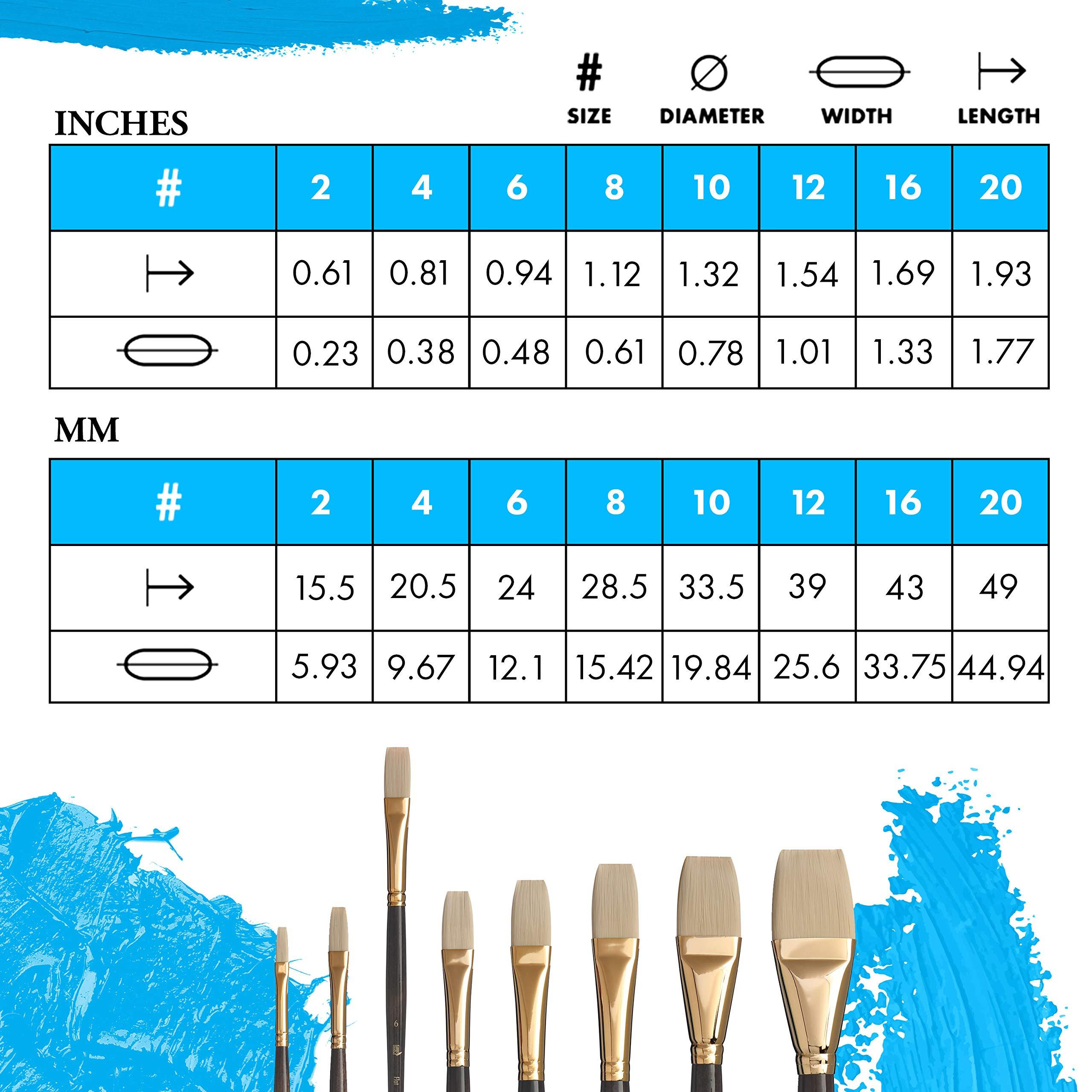 Princeton Princeton Dakota Paintbrush, Size 6, Dark Brown