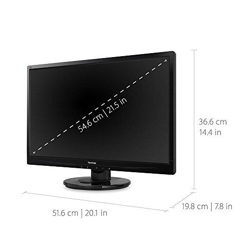 ViewSonic ViewSonic VA2246M-LED 22 Inch Full HD 1080p LED Monitor with DVI and VGA Inputs,Black