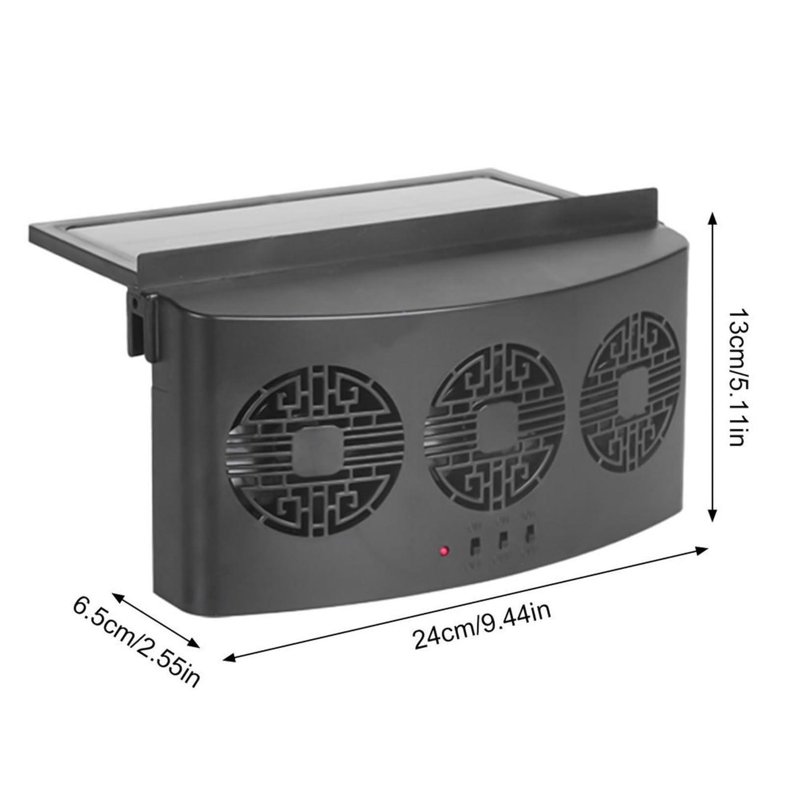 YOGOTEU YOGOTEU Car Window Solar Ventilator USB Charging Solar Powered Fan Car Exhaust Fan Auto Air Vent Cooling System