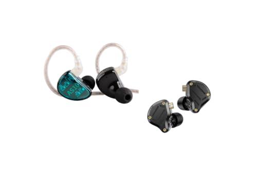 Kinboofi KZ AS10 in Ear Monitor Earbuds Headphone, Pure 5 Balanced Armature 5BA KZ Earbuds Earphone+KZ ZS10 Pro 2 in Ear Monitor Headphone