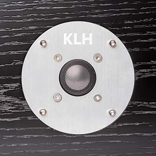 KLH KLH Story 2-Way Bass Reflex Center Channel Speaker, Black Oak