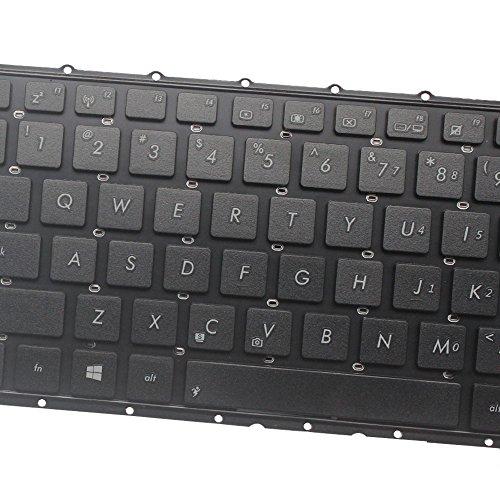 YUHUAI New Laptop Replacement Keyboard for Asus X451 X451E X451C X451V X451CA X451M X451MA X451MAV X403M X453M X453 X455L US Layout