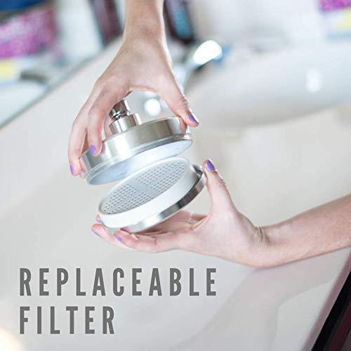 Barclays Buys Better Home Goods Shower filter for hard water: Filtered shower head: All metal shower: Soft rain: Water filter by Barclays Buys