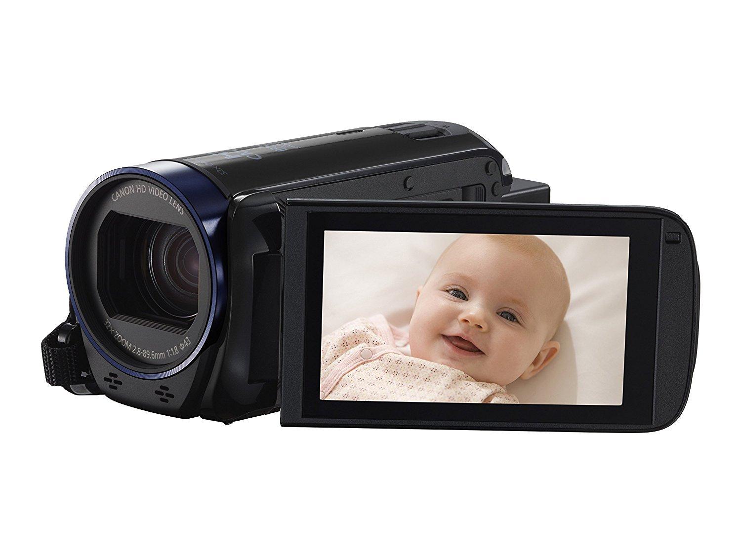 Canon Canon VIXIA HF R600 Full HD Camcorder with 3 inch Touchscreen and 57x Advanced Zoom - Black (Renewed)