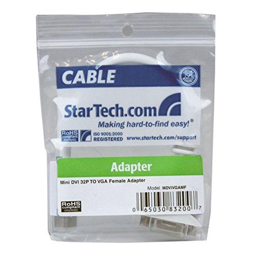 StarTech StarTech.com Mini DVI to VGA Video Cable Adapter for Macbooks and iMacs - Video Adapter - Mini-DVI (M) to HD-15 (VGA) (F) - 7.9 in - White - MDVIVGAMF