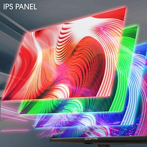 Sceptre Sceptre IPS 24-Inch Business Computer Monitor 1080p 75Hz with HDMI VGA Build-in Speakers, Machine Black (E248W-FPT)