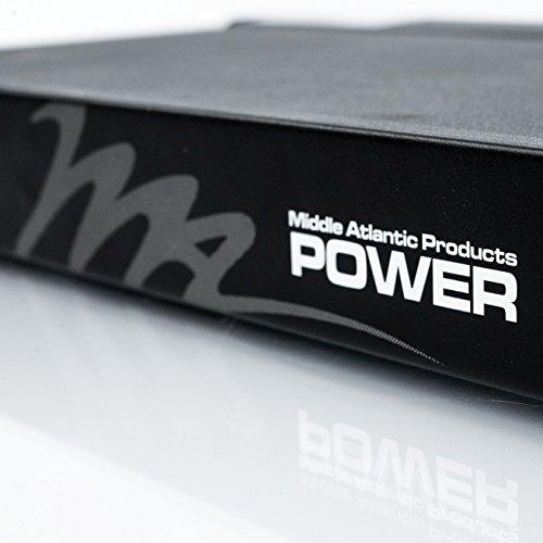 Middle Atlantic 15 Amp Unswitched Power Distribution, Extra-Short 8 Outlet Finish: Flat Black Powder Coat
