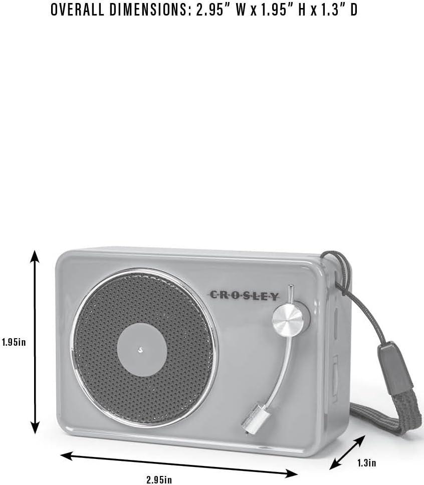 Crosley Crosley CR3029A-PI Portable Mini Turntable Bluetooth Speaker, Pink