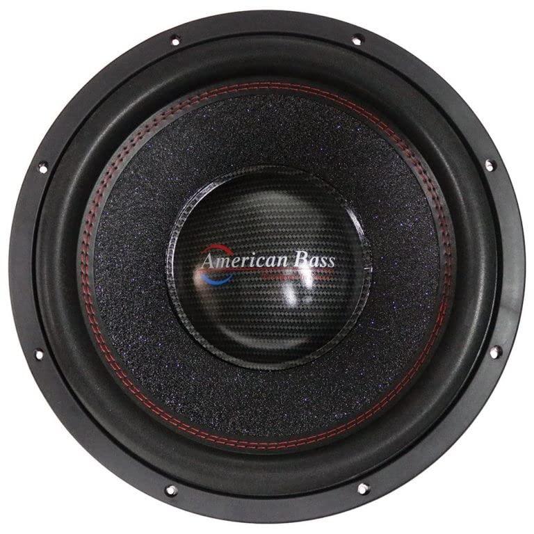 American Bass American Bass Hawk 15 Inch Subwoofer 1500 Watt RMS and 3000 Watt Max Power, 4 Ohm Impedance, 200-oz Magnet, and 3-inch Voice Coil, Pack of 1