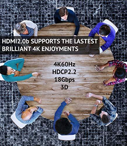 JAVEX JAVEX Pure Copper HDMI Cable, Metal Connector, Nylon Braided Protection, 4K@60Hz 18Gpbs, 3M(10FT)