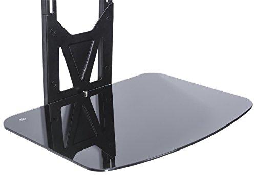 Displays2go Displays2go SHFMT3255B VESA TV Mount for 32-55\" HDTV Monitors, Fixed Bracket with Glass Shelf