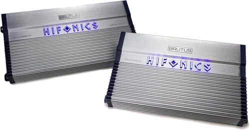 Hifonics Hifonics BG-1600.4 Brutus Gamma 1600 Watt Super Class A/B 4-Channel Car Audio Amplifier with Complete 4-Channel Amp Installation Kit