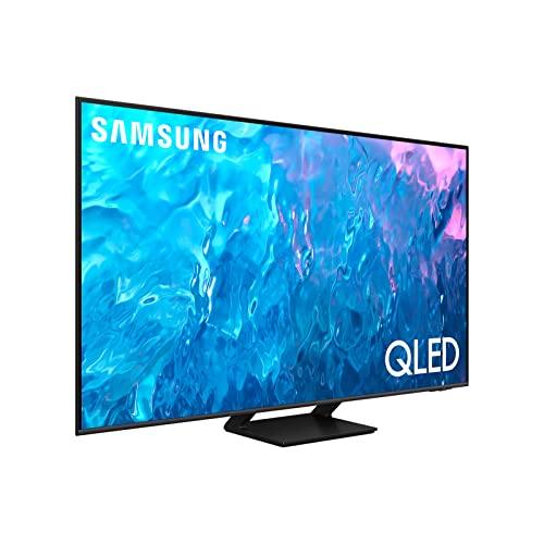 SAMSUNG SAMSUNG 55-Inch Class QLED 4K Q70C Series Quantum HDR, Dual LED, Object Tracking Sound Lite, Q-Symphony, Motion Xcelerator Turbo+, Gaming Hub, Smart TV with Alexa Built-in (QN55Q70C, 2023 Model),Black