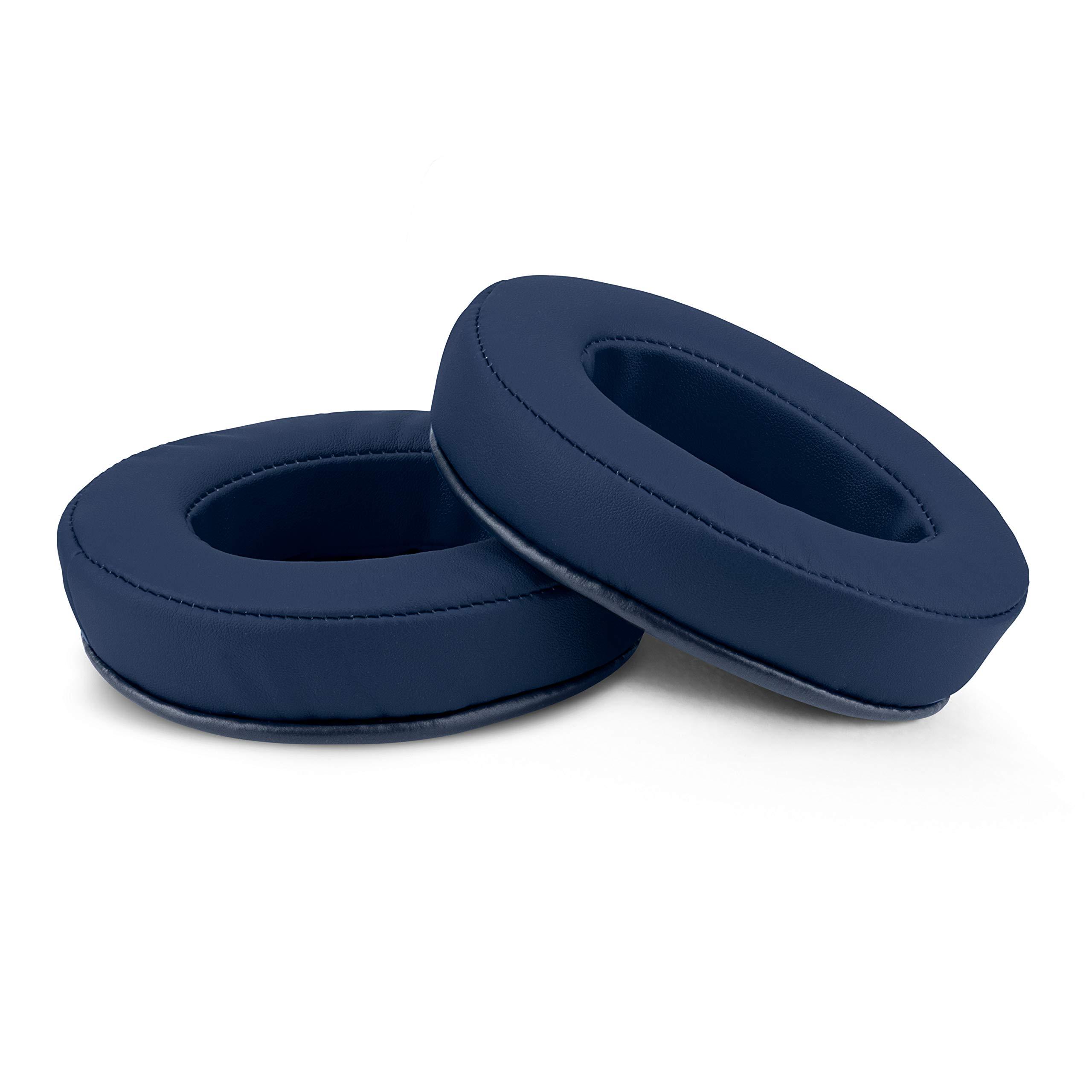 BRAINWAVZ Brainwavz Replacement Memory Foam Earpads for Large Over the Ear Headphones, Dark Blue