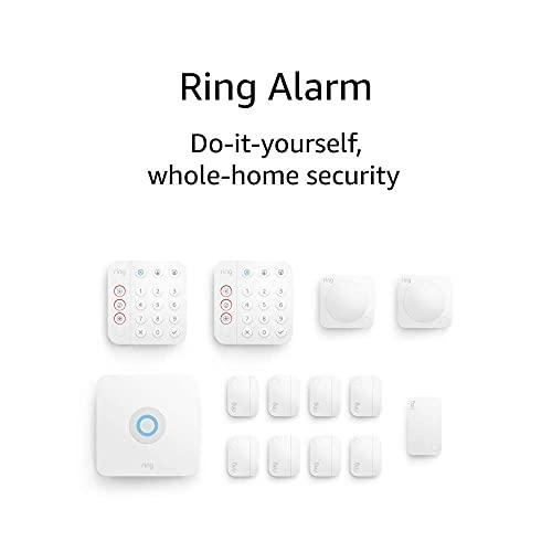 Ring Ring Alarm 14-Piece Kit Wireless Smart Home Security System | Expandable | Easy Setup | Mobile App Control | 24/7 Professional Monitoring | Alexa Compatible