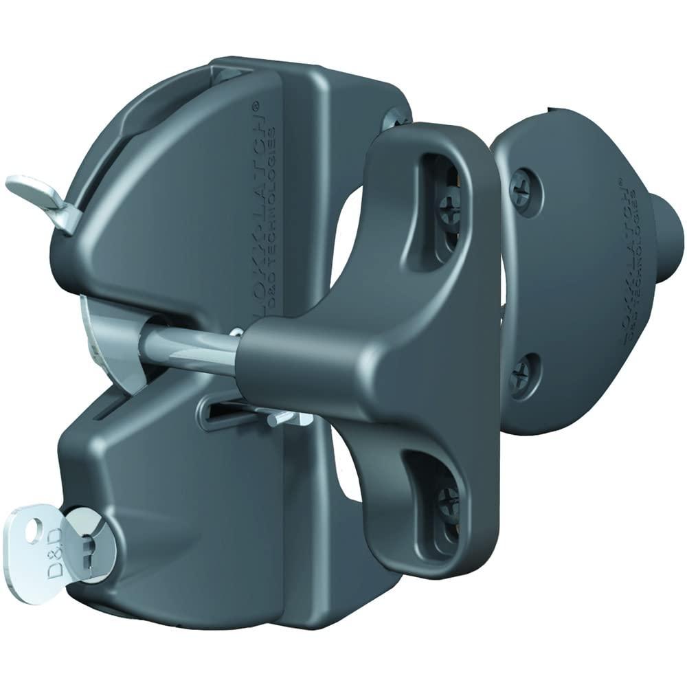 National Hardware National Hardware N346-201 V6201 LokkLatch in Black, 4-9/16\"