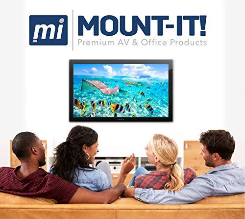 Mount-It! Mount-It! Swivel TV Wall Mount for Single Stud Installation | Fits Up to 200x200 VESA Patterns for 23-42 Inch Flat Screen and Monitors | Adjustable Tilt and Extend | 66 Lbs Capacity, Black