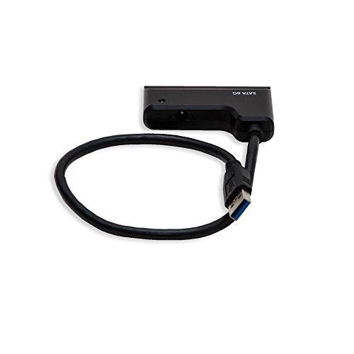 IO CREST IO Crest SY-ADA20079 USB 3.0 to SATA III Adapter Cable for 2.5" Hard Drive HDD or SSD, Black
