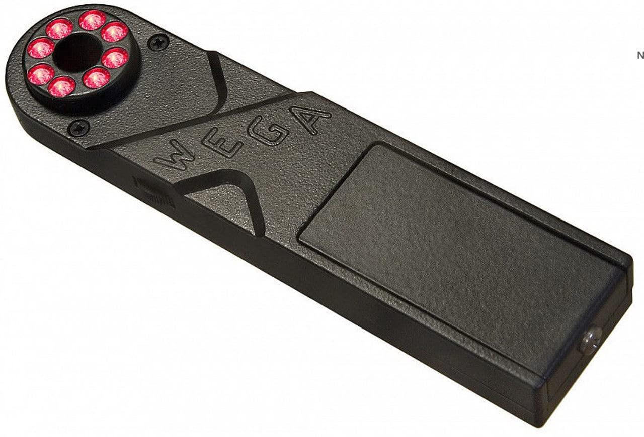 KJB KJB DD1200 WEGA iProtect PRO Camera Finder, Detection of All Types Of Hidden Video Cameras, IR Filter, Adjustable Brightness with Bargraph, Low Battery Indicator, Metal Case, Detection up to 60 feet