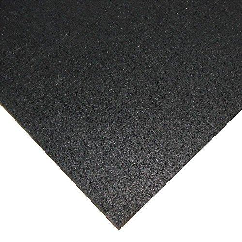 Rubber-Cal Rubber-Cal Elephant Bark Flooring, Black, 3/8-Inch x 4 x 11-Feet