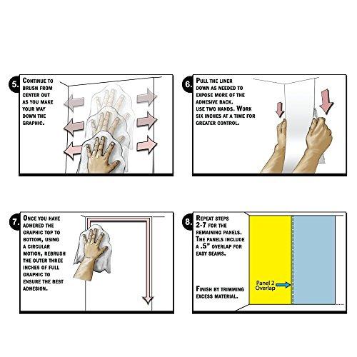 wall26 wall26 Self-Adhesive Wallpaper Large Wall Mural Series (66\"x96\", Artwork - 26)