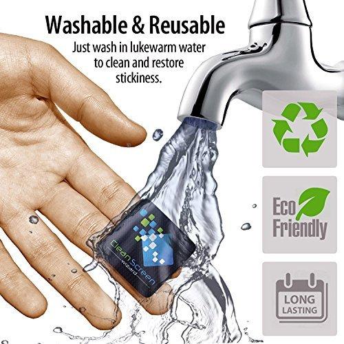 CLEAN SCREEN WIZARD Clean Screen Wizard Sticky Pad Cloth Cleaner for Your Lenses and Screens