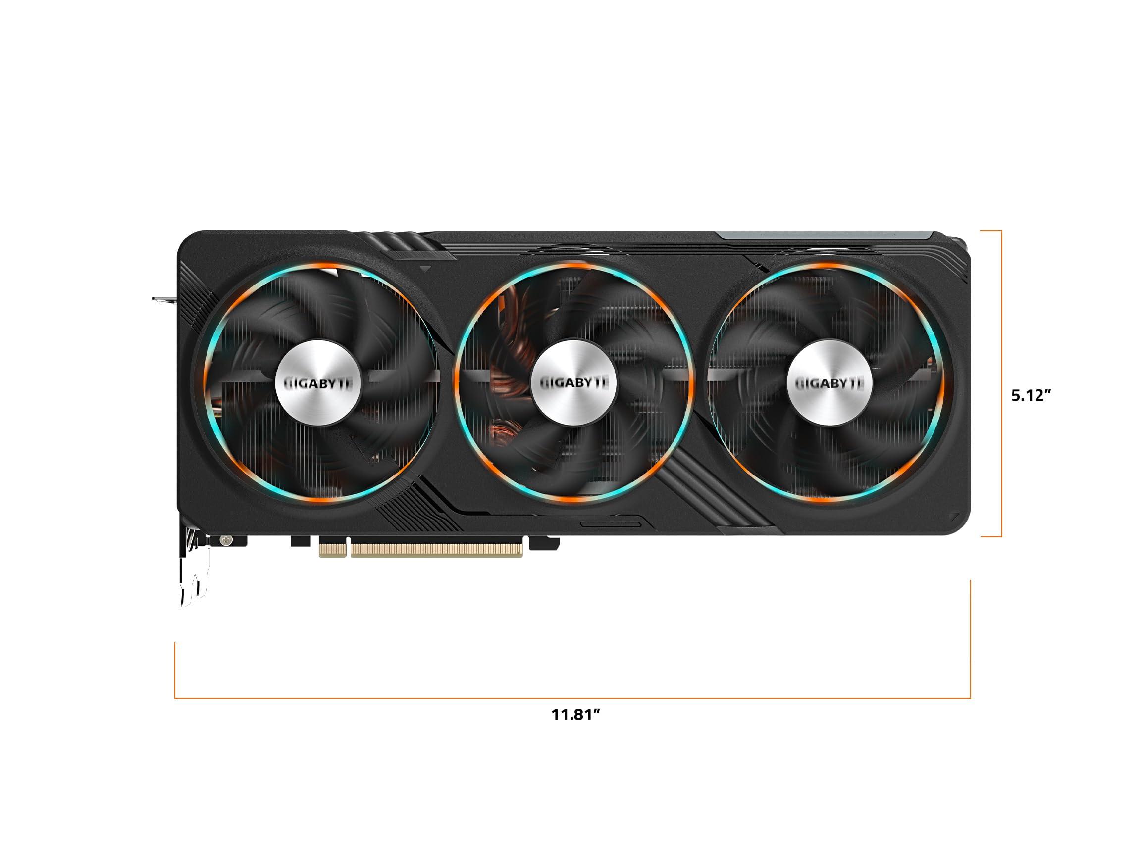 GIGABYTE GIGABYTE GeForce RTX 4070 Super Gaming OC 12G Graphics Card, 3X WINDFORCE Fans, 12GB 192-bit GDDR6X, GV-N407SGAMING OC-12GD Video Card