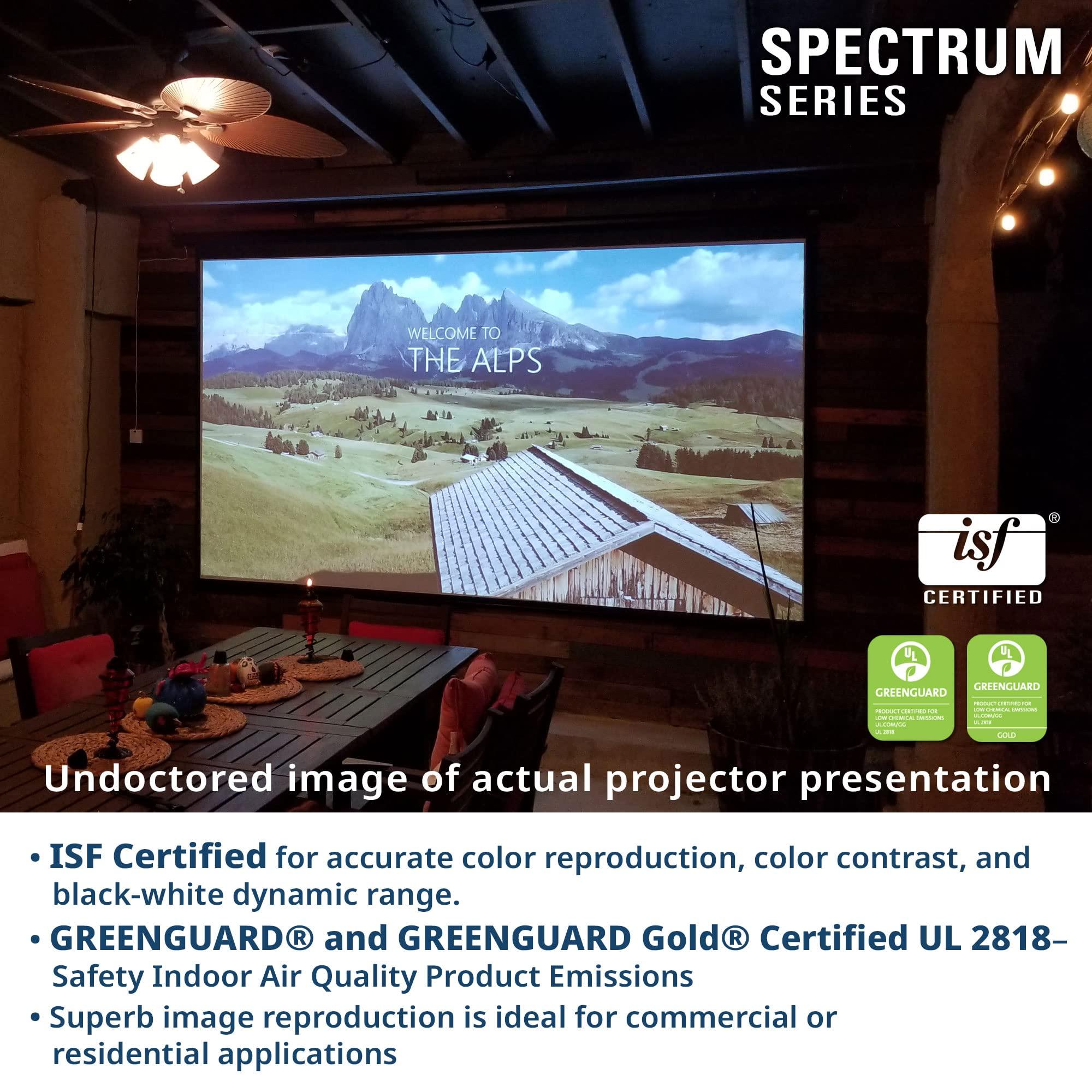 Elite Screens Elite Screens Spectrum RC 1 Remote KIT, 100-INCH Diag 4:3, Motorized Projection Screen Movie Home Theater 4K/8K Ultra HD Ready, ELECTRIC100V2