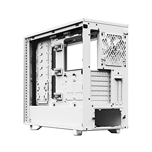 Fractal Design Fractal Design Define 7 White Brushed Aluminum/Steel E-ATX Silent Modular Tempered Glass Window Mid Tower Computer Case