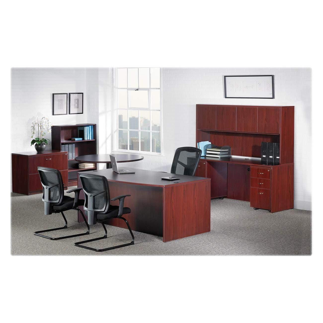 Lorell Lorell Steel Base for 42-Inch/48-Inch Tops, 24 by 24 by 29-Inch, Black