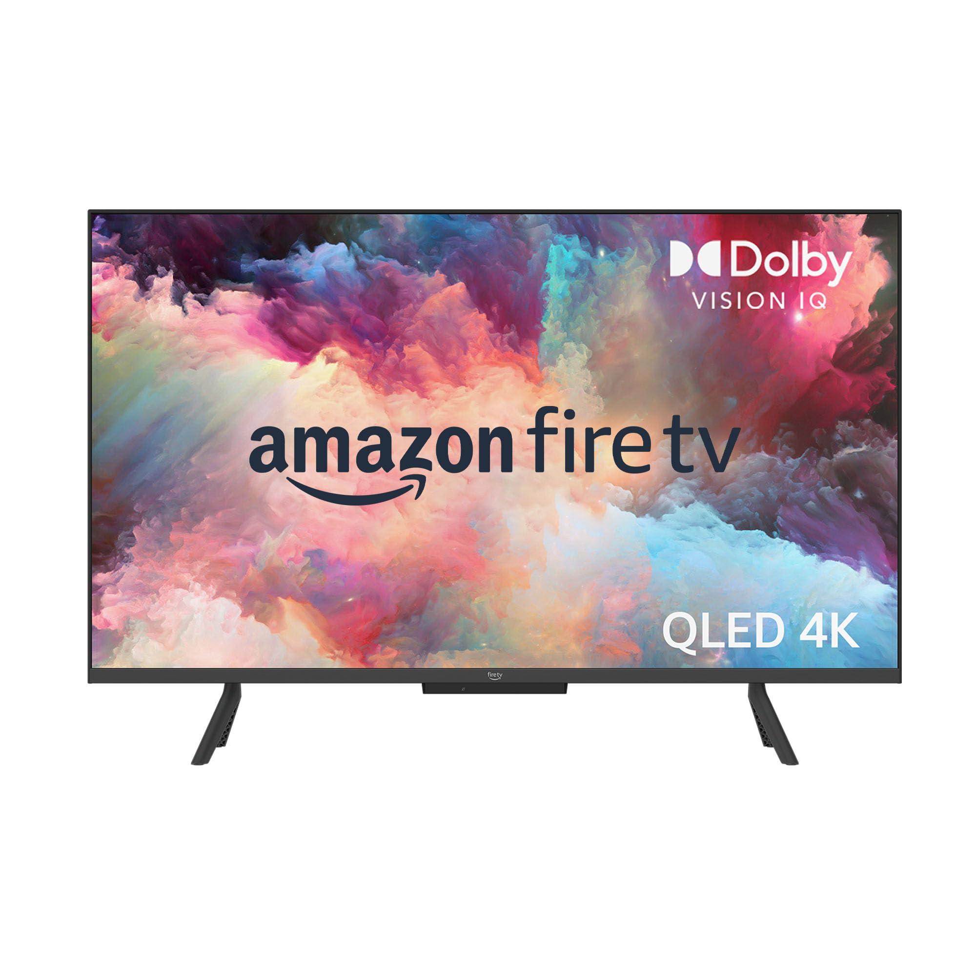 Amazon Amazon Fire TV 50\" Omni QLED Series 4K UHD smart TV, Dolby Vision IQ, Fire TV Ambient Experience, local dimming, hands-free with Alexa