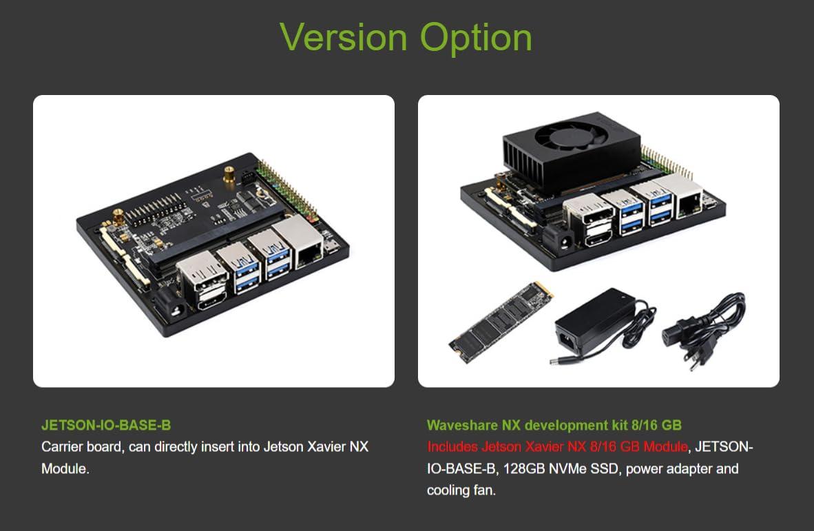 TUOPUONE TUOPUONE Jetson Xavier NX AI Development Board Waveshare NX Development Board Based on Jetson Xavier NX JETSON-XAVIER-NX-16G-DEV-KIT
