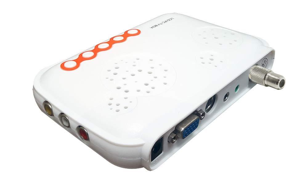 AllAboutAdapters Analog TV Tuner RF CATV UHF VHF RCA AV to VGA Video Audio Converter 1920x1200 Pixels Output