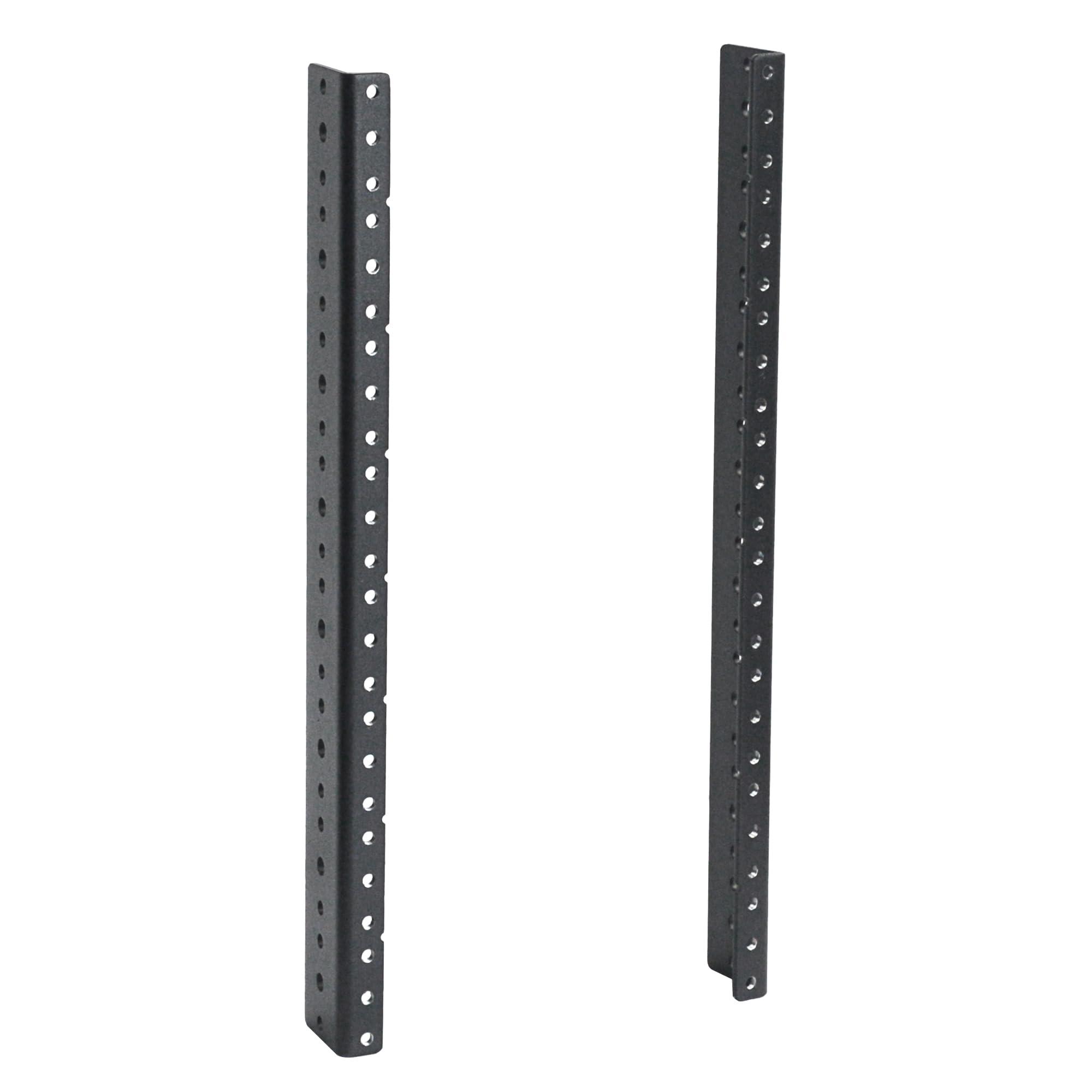 RIVECO RIVECO 8U Vertical Rack Rails + RIVECO 10-32 Rack Screws