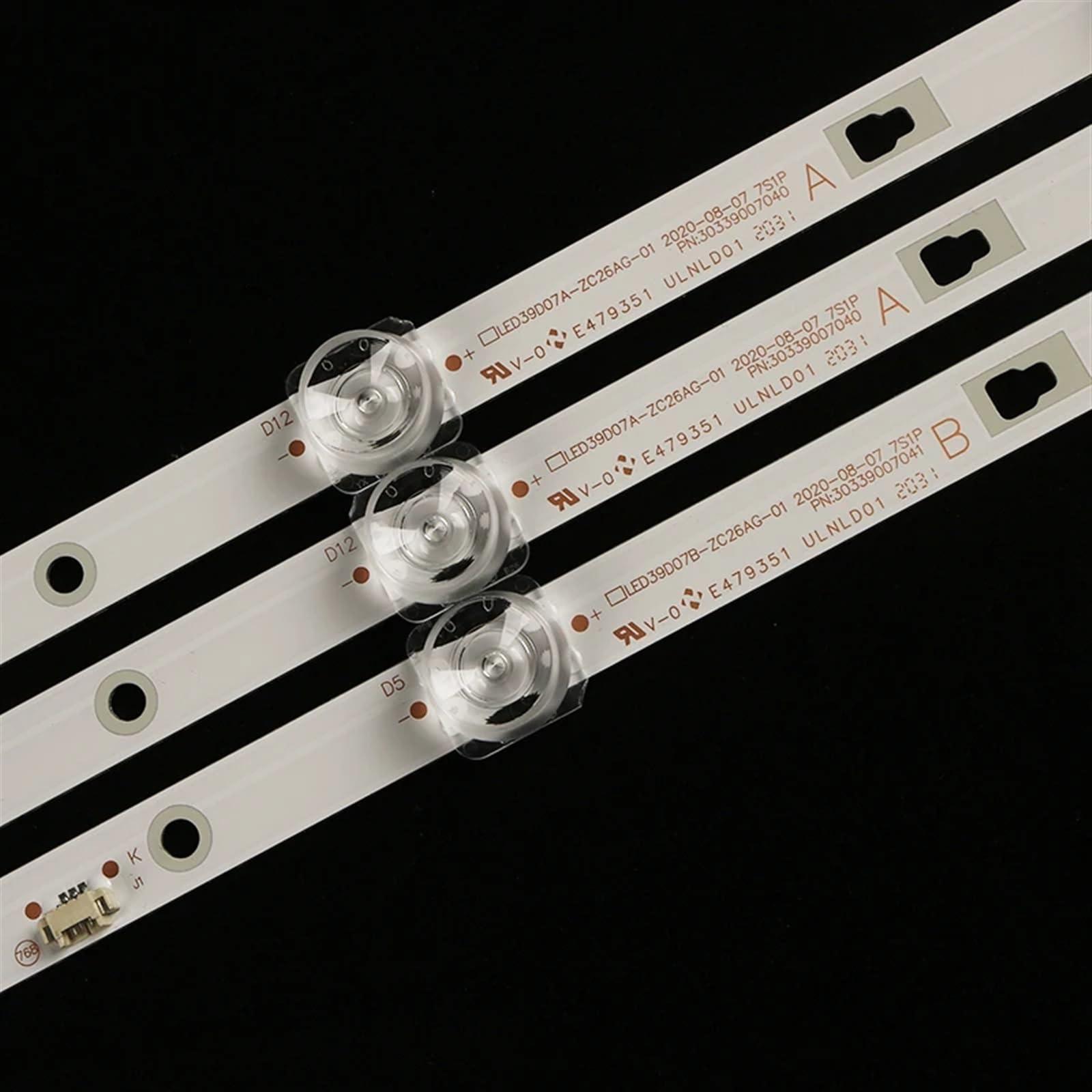 Anmou Anmou LED Backlight Strip 7 Lamp Compatible with Mi 39\" TV L40M5-4C D40PFCNN LED39D07B LED39D07A-ZC26AG-01 ZC23AG-02 LED40D07A LED40D07B